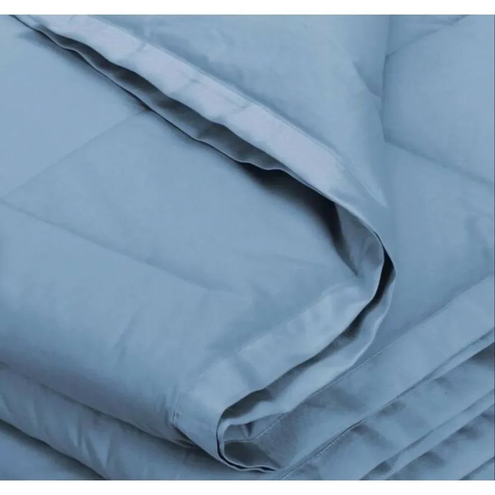 The Company Store LaCrosse Premium Down Throw - Porcelain Blue 50x70